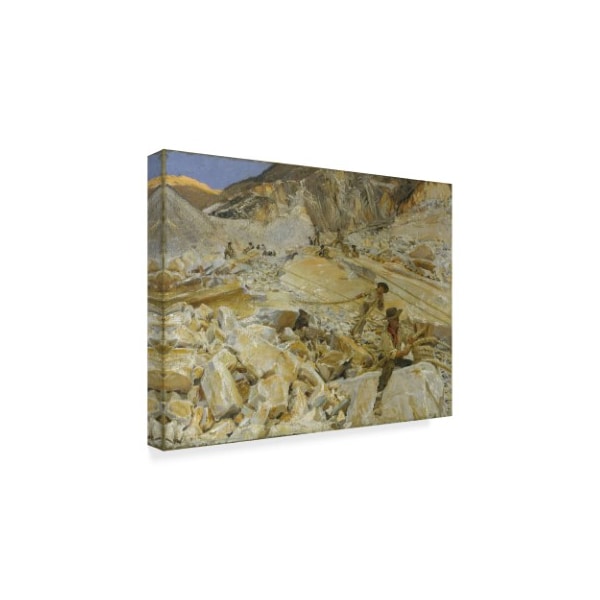 John Singer Sargent 'The Quarries To Carrara' Canvas Art,18x24